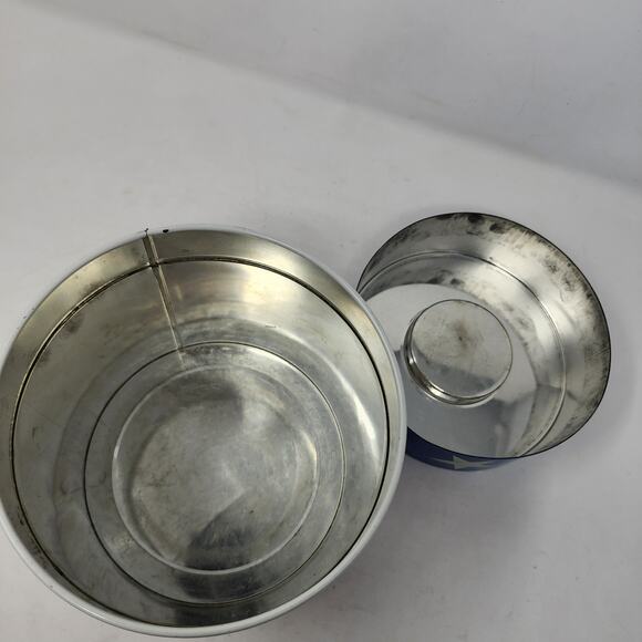 Vintage JAPAN American Flag Tins (2) Max Factor Containers Labor Day, Noel - Picture 11 of 11